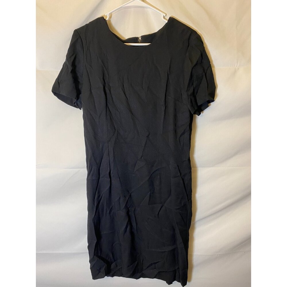 Goth Basic Scandi Dress Black Emo Grunge Women’s 10 medium Office Whimsygoth